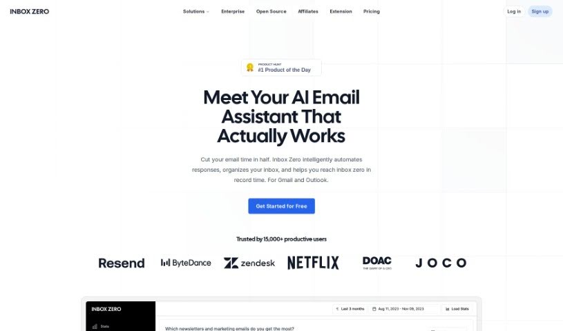 Screenshot of Inbox Zero