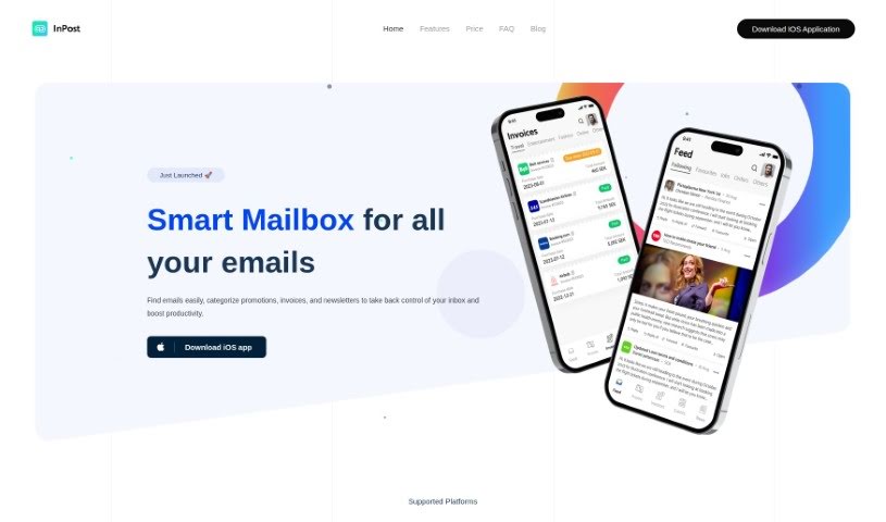 Screenshot of Inpost