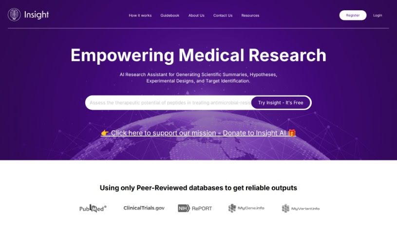 Screenshot of Insight AI