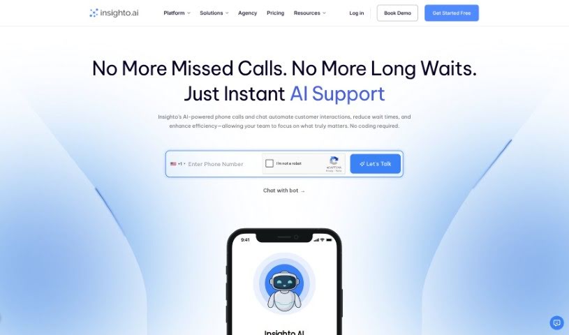 Screenshot of Insighto.ai