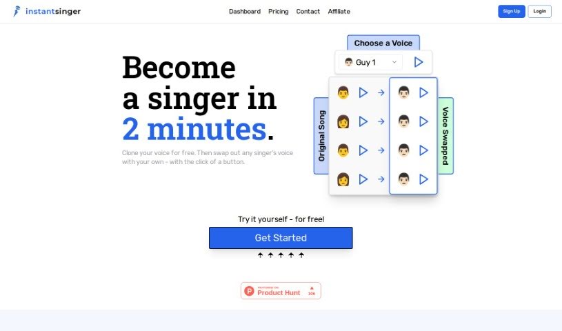 Screenshot of Instant Singer