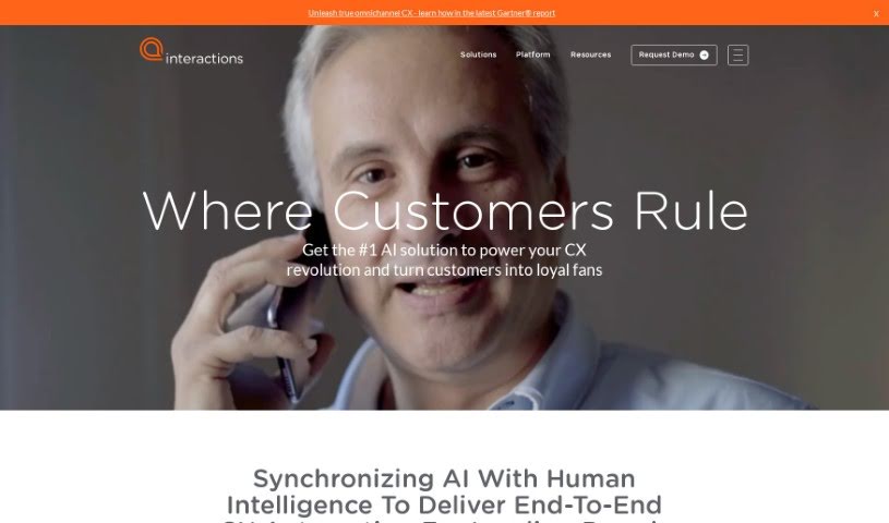 Screenshot of Interactions