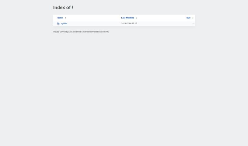 Screenshot of Interviewable