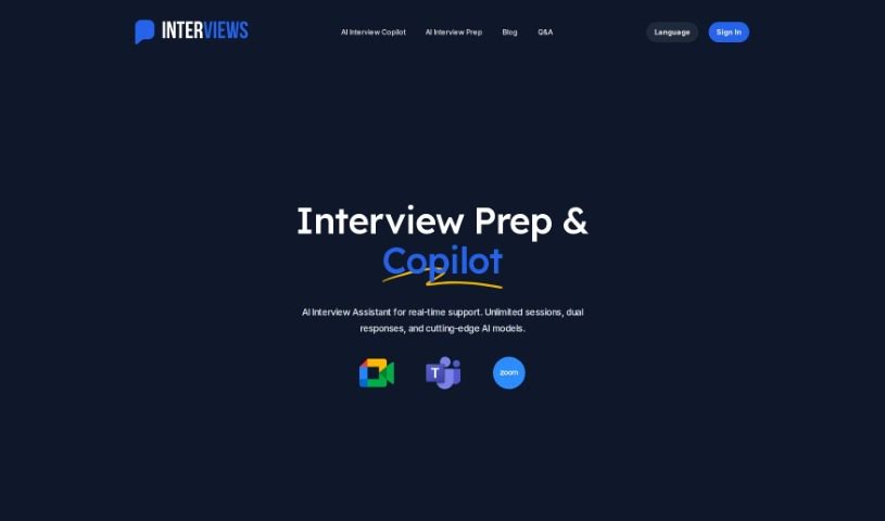 Screenshot of Interviews Chat