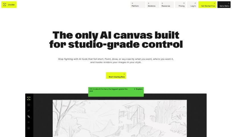 Screenshot of Invoke AI
