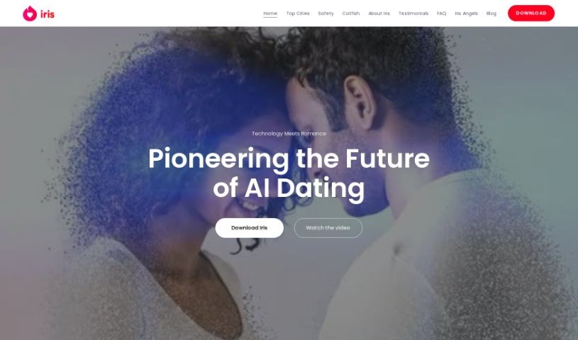 Screenshot of iris Dating