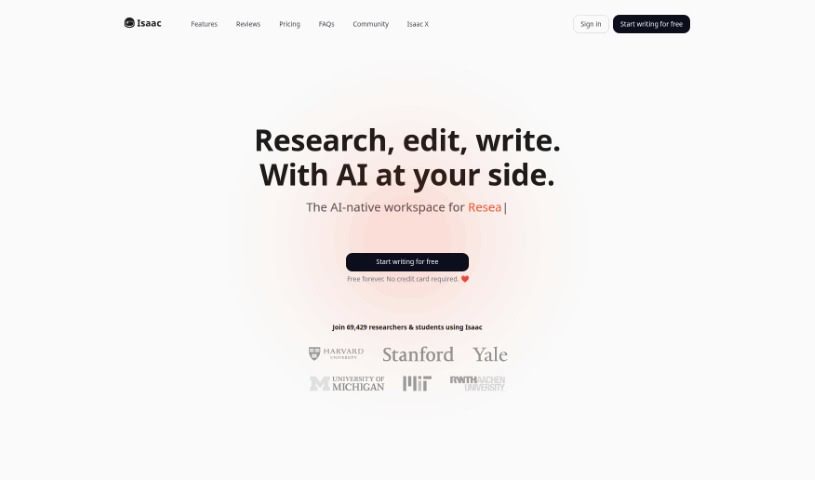 Screenshot of Isaac Editor