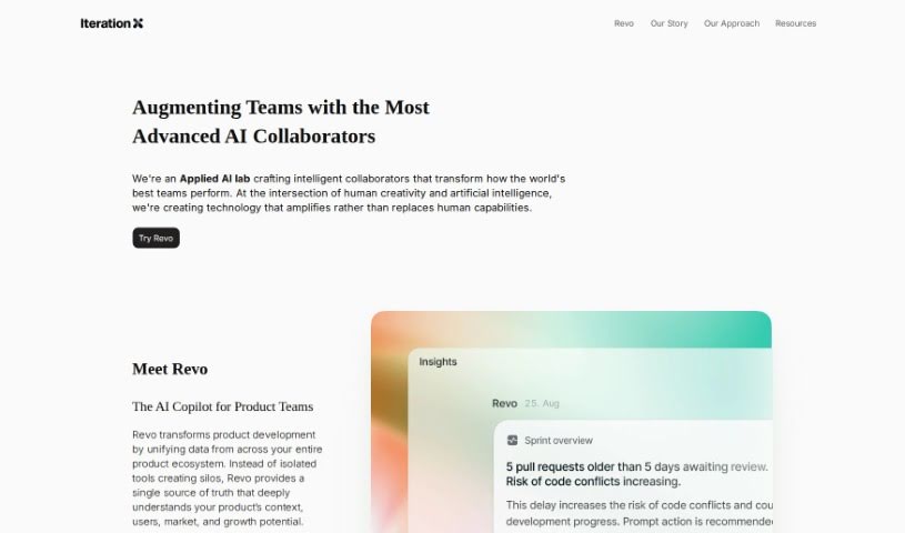 Screenshot of Iteration X