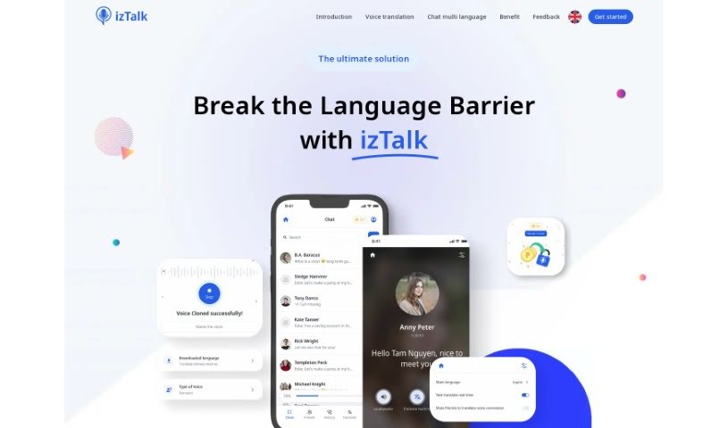 Screenshot of IzTalk