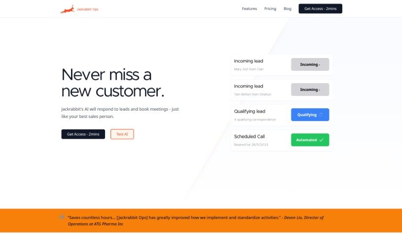 Screenshot of Jackrabbit Ops