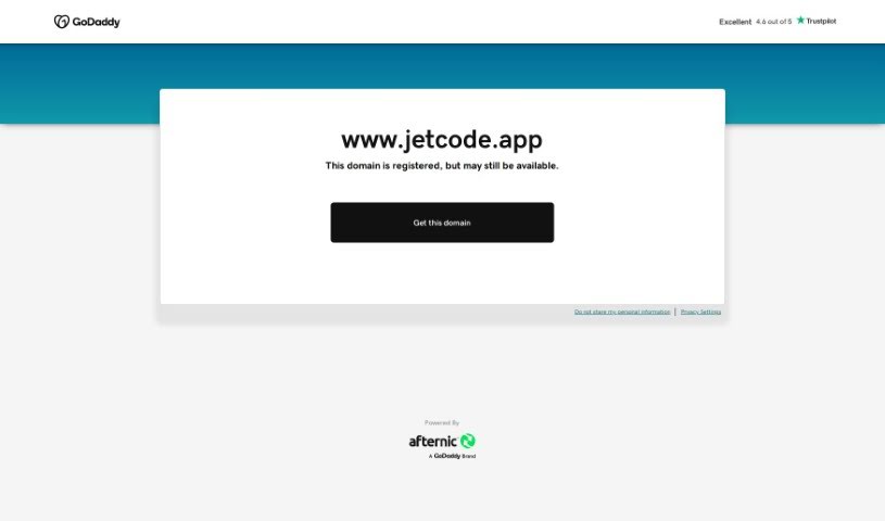 Screenshot of Jetcode