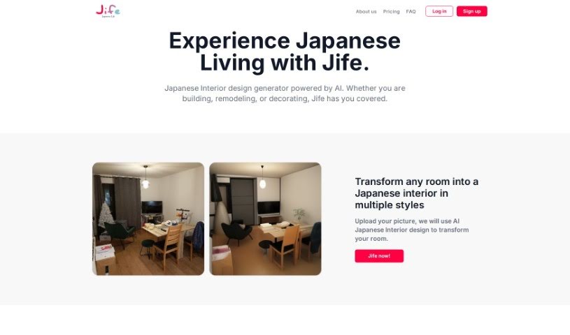 Screenshot of Jife