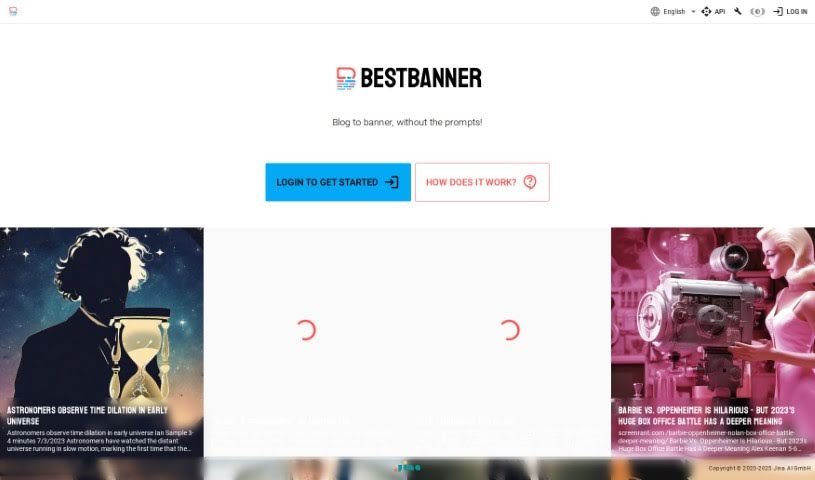 Screenshot of Jina AI BestBanner