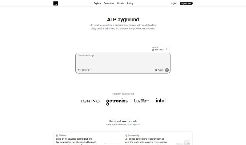 Screenshot of Jit.codes