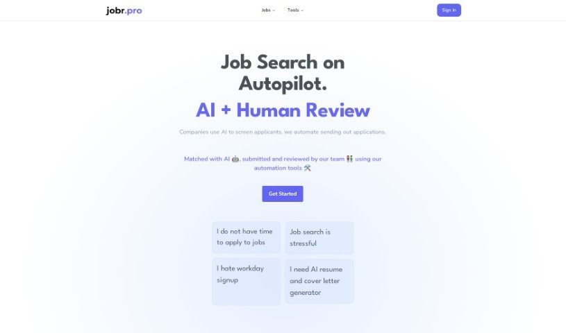 Screenshot of Jobr Pro
