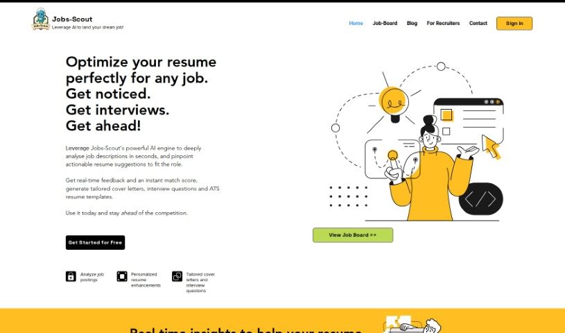 Screenshot of Jobs Scout