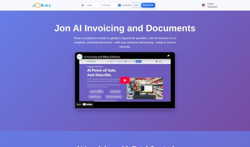 Screenshot of Jon Quote To Invoice