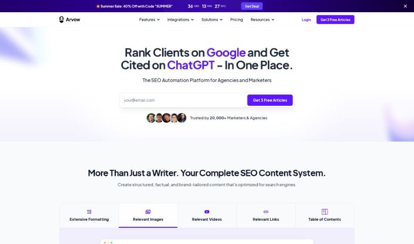 Screenshot of Journalist AI