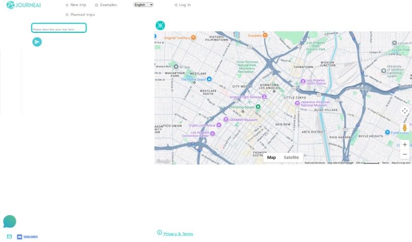 Screenshot of Journeai