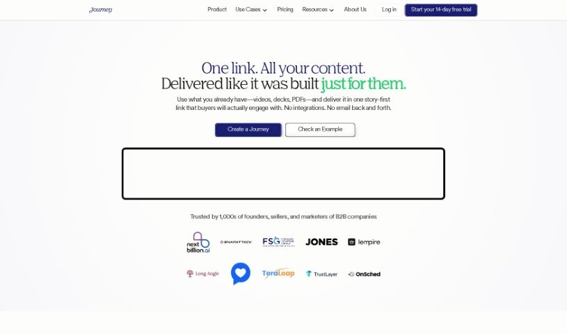 Screenshot of Journey