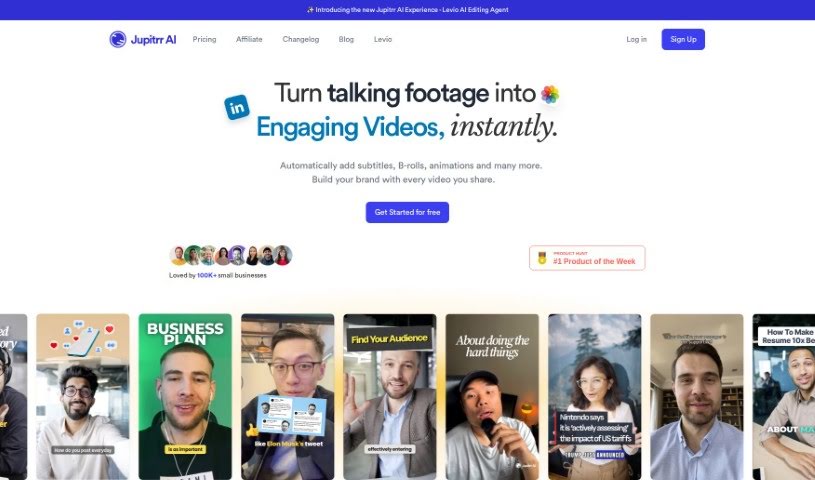 Screenshot of Jupitrr AI