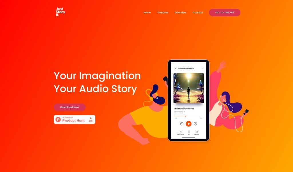 Screenshot of Just Story It