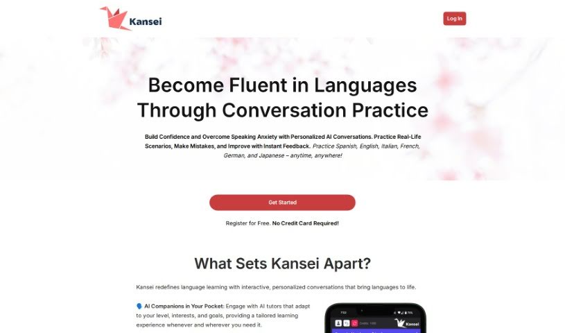 Screenshot of Kansei