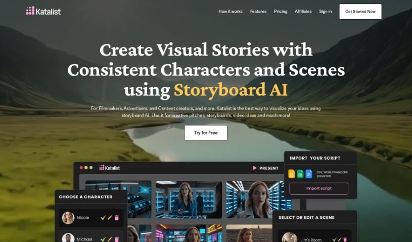 Screenshot of Katalist AI