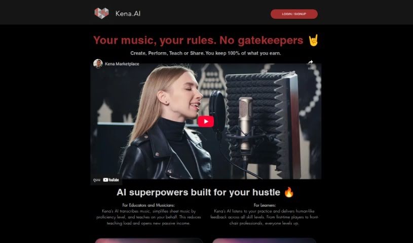 Screenshot of Kena.ai