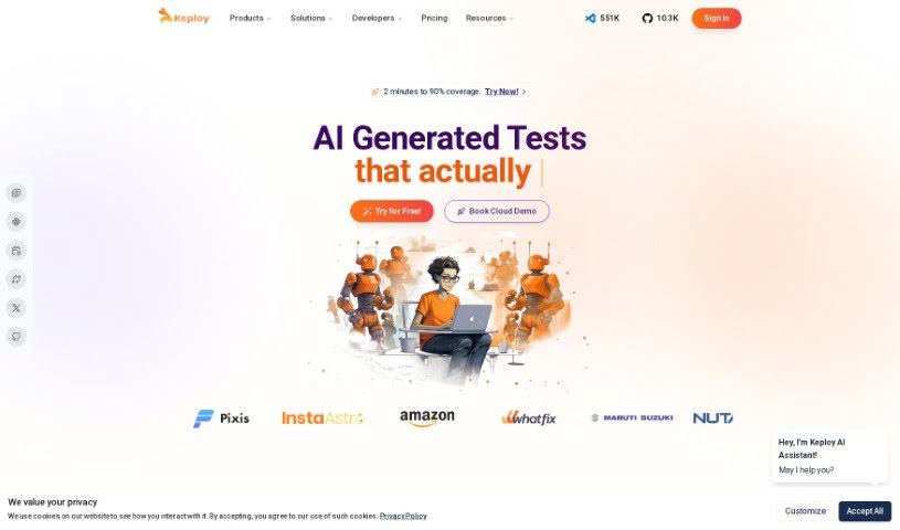 Screenshot of Keploy