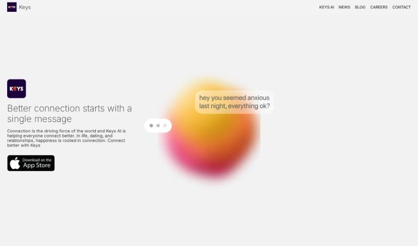 Screenshot of Keys AI