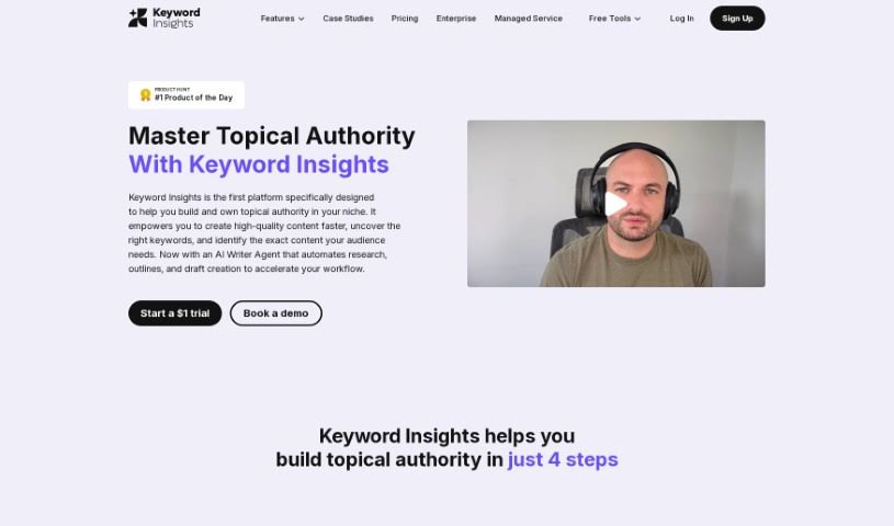 Screenshot of Keyword Insights