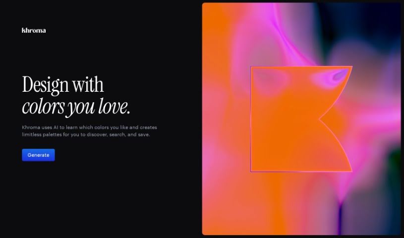 Screenshot of Khroma