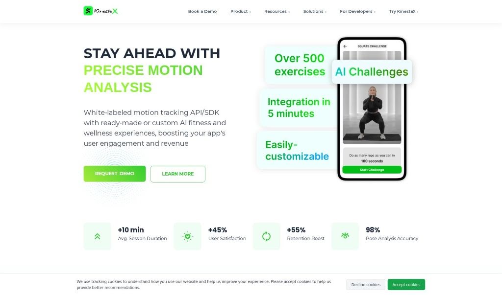 Screenshot of KinesteX