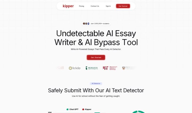 Screenshot of Kipper AI