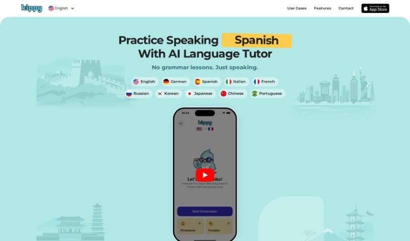 Screenshot of Kippy AI