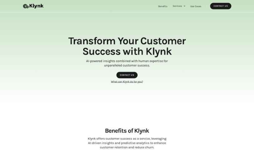 Screenshot of Klynk