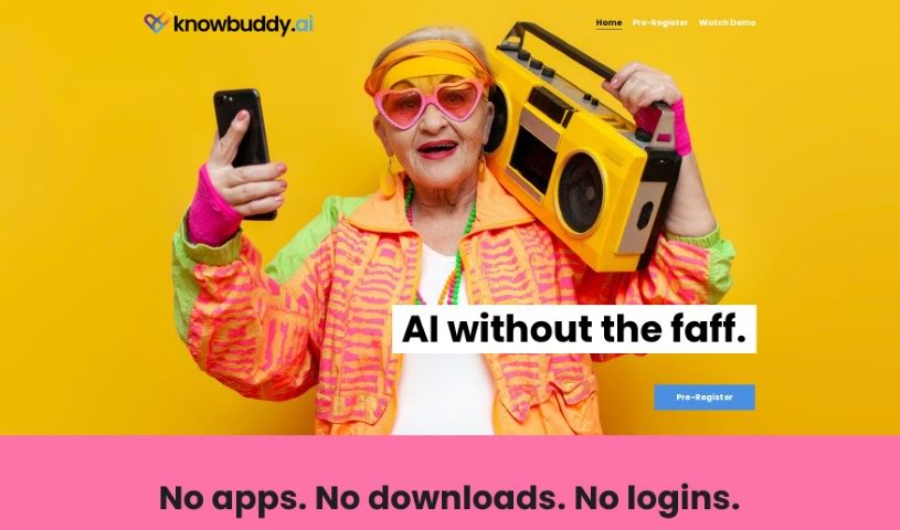 Screenshot of Knowbuddy