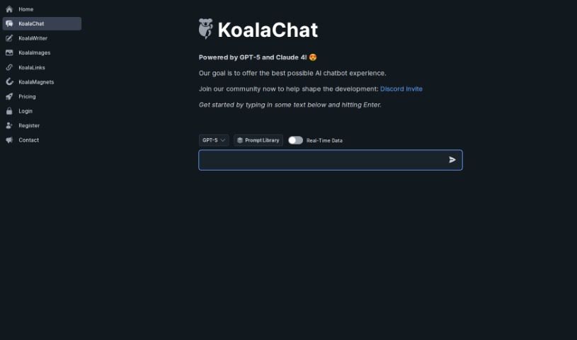 Screenshot of Koalachat