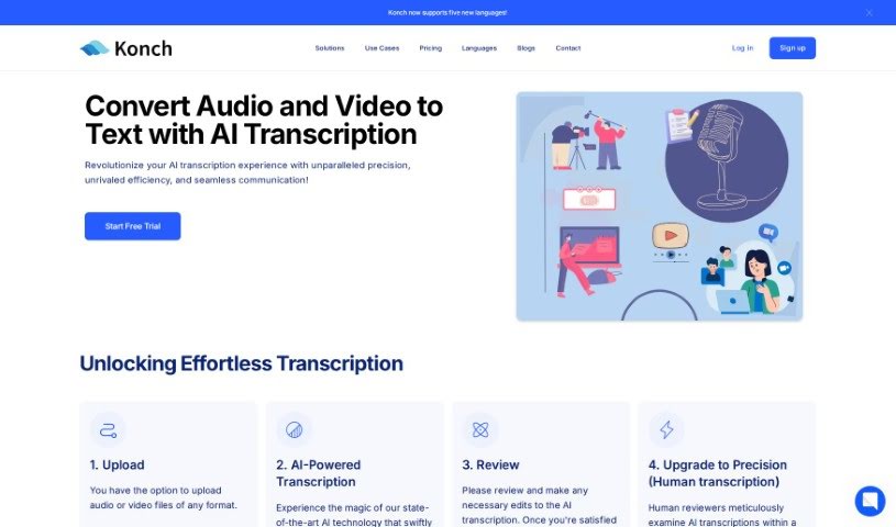 Screenshot of Konch AI