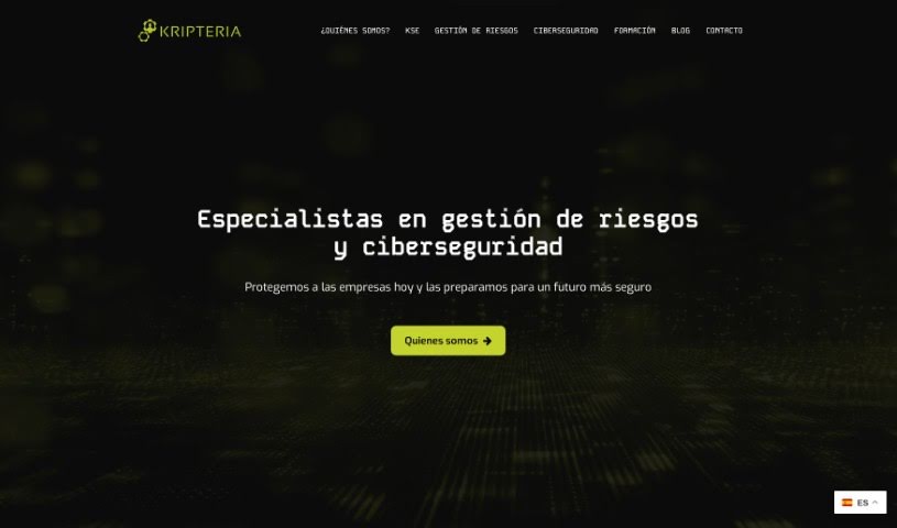 Screenshot of Kripteria