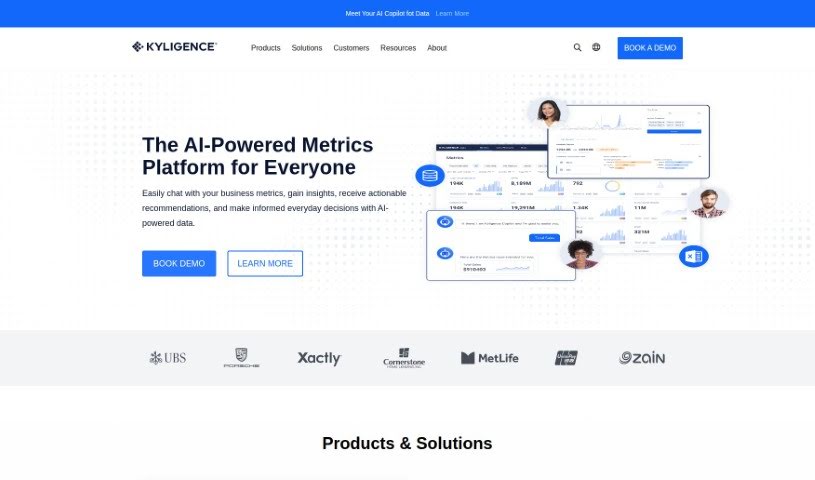 Screenshot of Kyligence