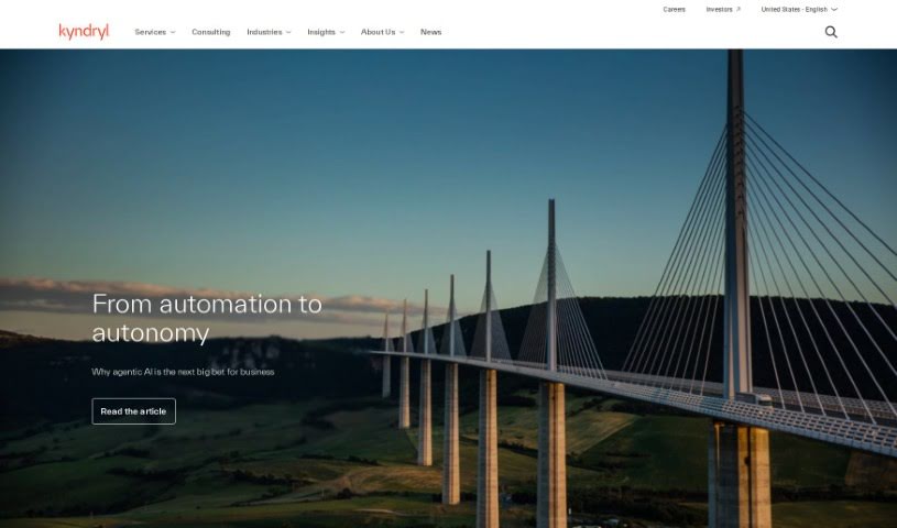 Screenshot of Kyndryl