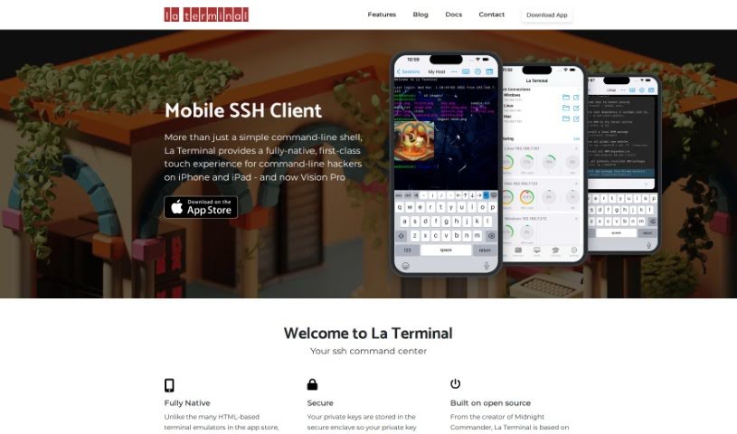 Screenshot of La Terminal