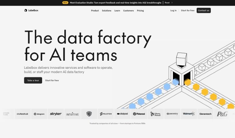 Screenshot of Labelbox