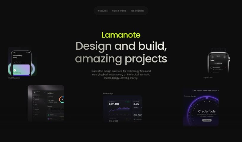 Screenshot of Lamanote