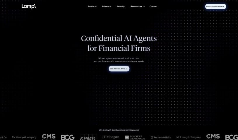 Screenshot of Lampi AI