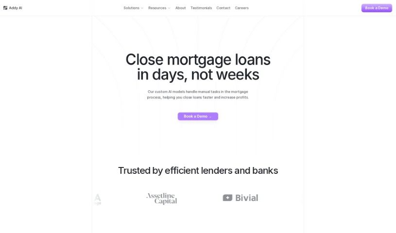 Screenshot of Addy AI