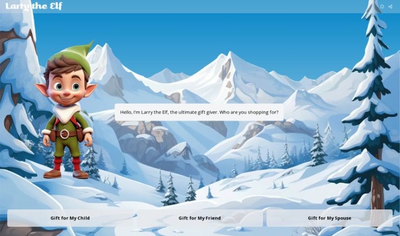 Screenshot of Larry The Elf