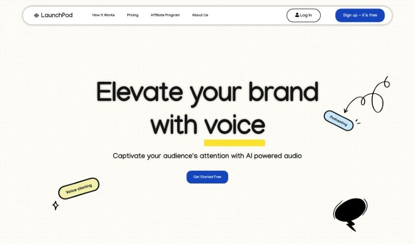 Screenshot of Launchpod